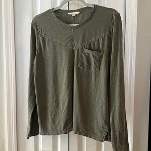 Women’s Lucky Brand long-sleeve top. Size L
